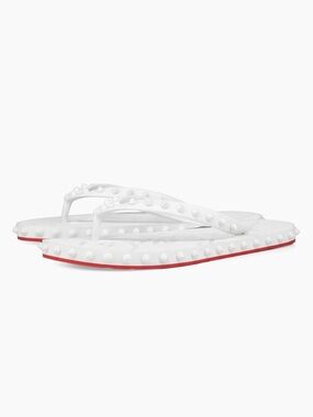 Christian Louboutin flip flops